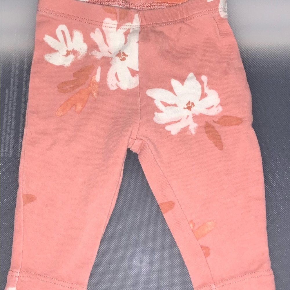 Carter's Pink Floral Leggings